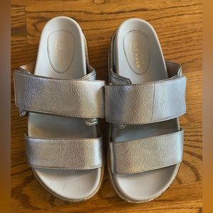 Cole Haan, W6.5, silver, slip on